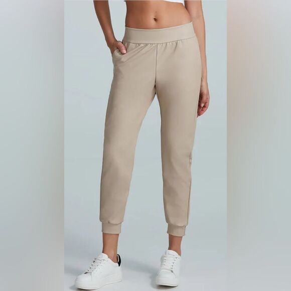COMMANDO Faux Leather Joggers in Sand. XS. Like New. - Picture 1 of 6